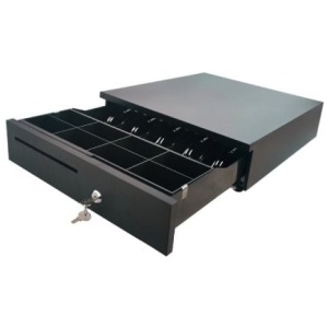 Cajón Portamonedas 10POS CP-405N/ Manual y Automático/ Negro